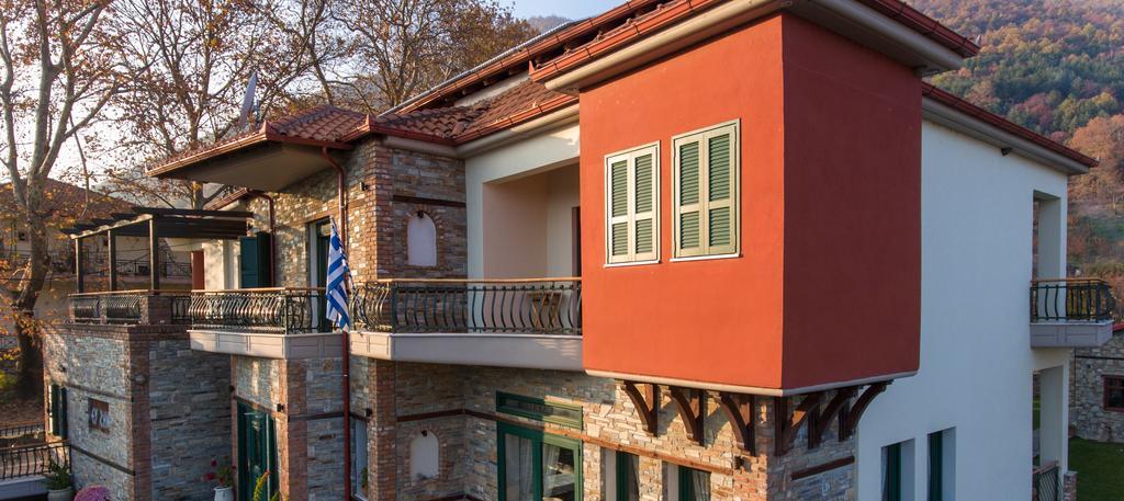 Evzin Hotel Káto Loutrákion Kültér fotó